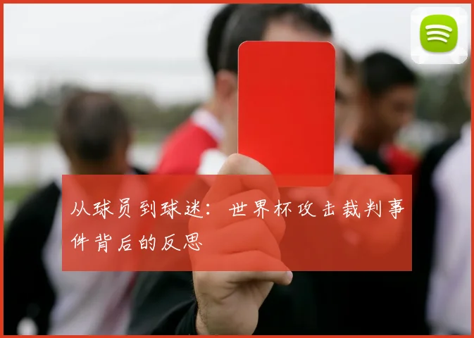从球员到球迷：世界杯攻击裁判事件背后的反思